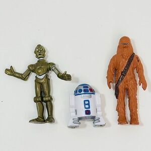 Star Wars LFL 4" PVC Rubber Figure Toy 1990's Collectible Lot of 3
